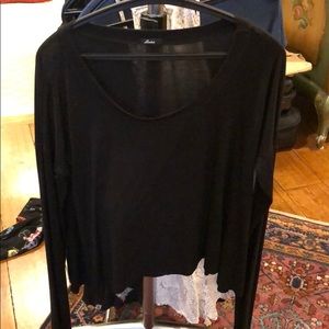 Soft black long sleeve shirt